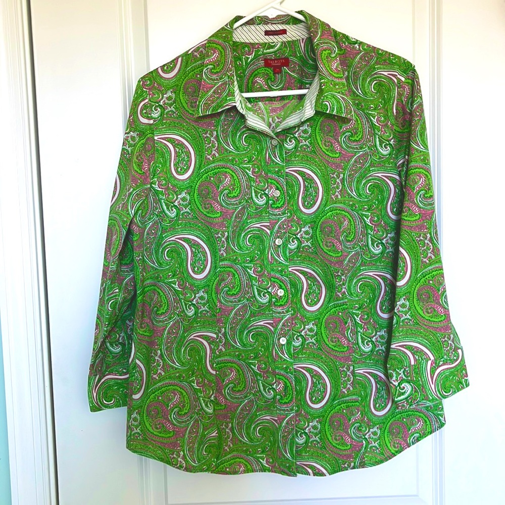 TALBOTS women’s dress shirt size 14
